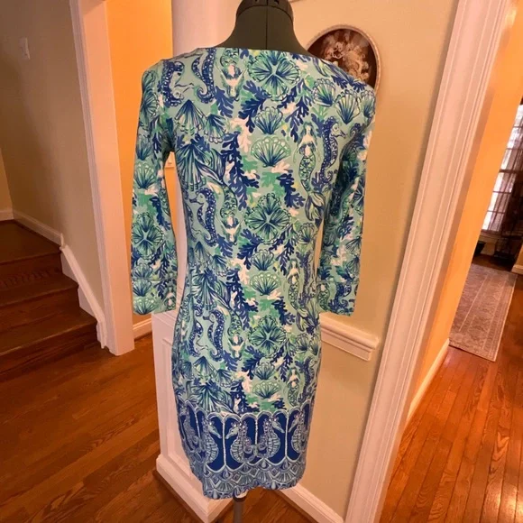 62- NWT-Lilly Pulitzer Sophie Dress, seeing double- size xxs - Picture 5 of 7